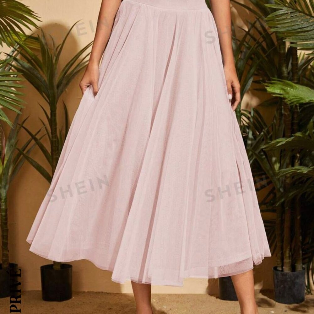 Light Pink Tulle Skirt - Size S/4
